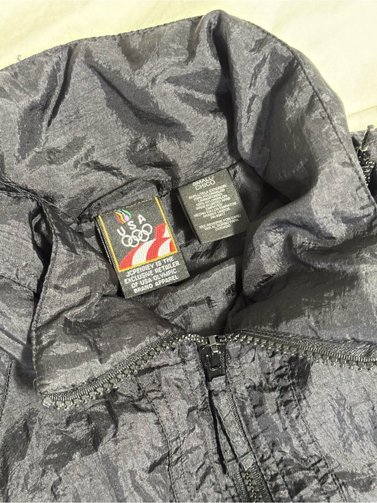 Other - USA Olympics Black Windbreaker Jacket